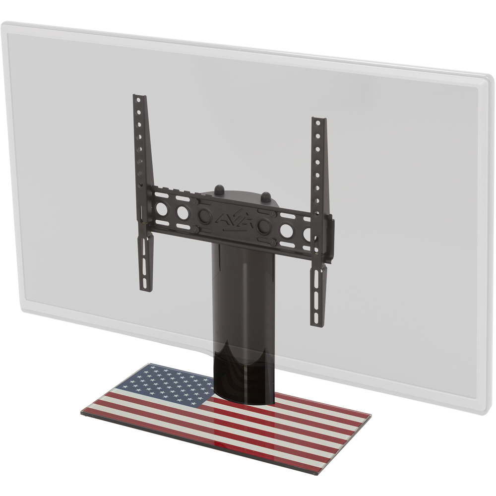 AVF Universal Stars and Stripes Table Top TV Stand with Bracket Image 2