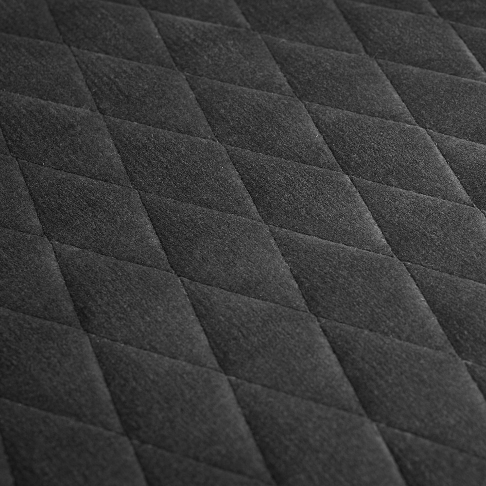 Julian Bowen Luxe Set of 2 Grey Velvet Dining Chair Image 8