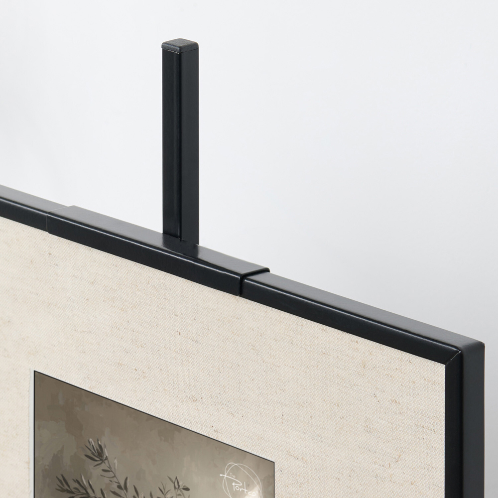 Standing Wide Mount Photo Frame Black 7 x 5 inch Image 4