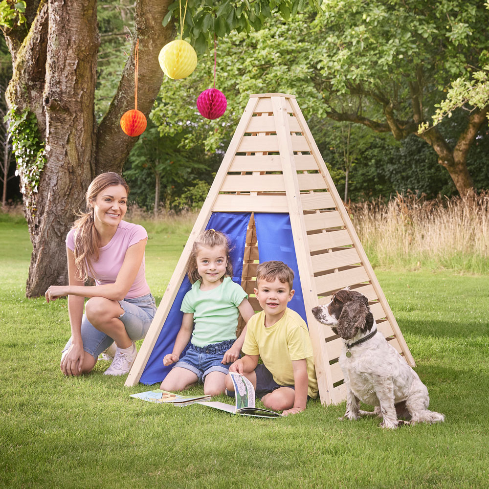 Sportspower Kids Wooden Mini Teepee Tent Image 3