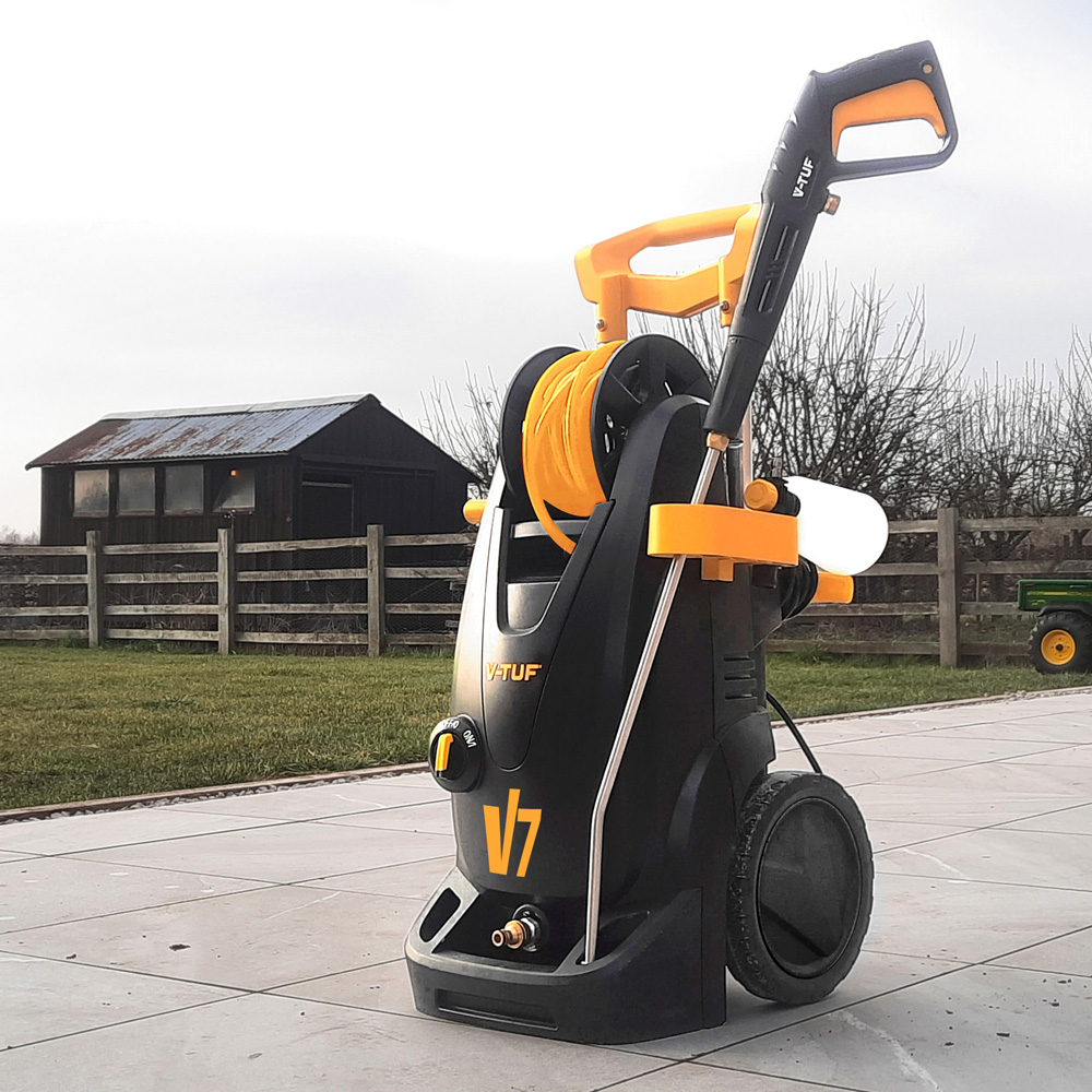 V-TUF V7 240v Tough DIY Electric Pressure Washer with Accessories and Hose Reel Image 2