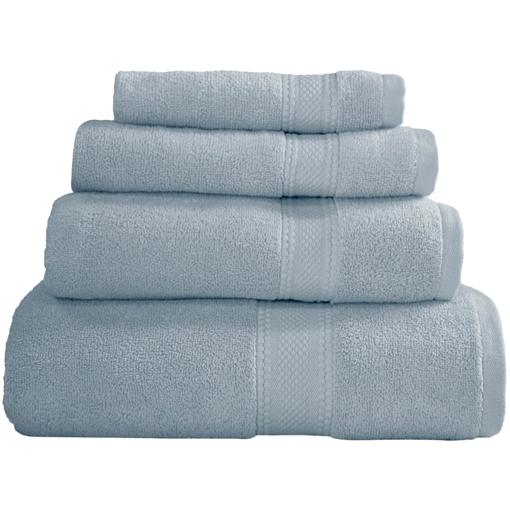 Divante Deluxe Cotton Azure Blue Bath Sheet Image