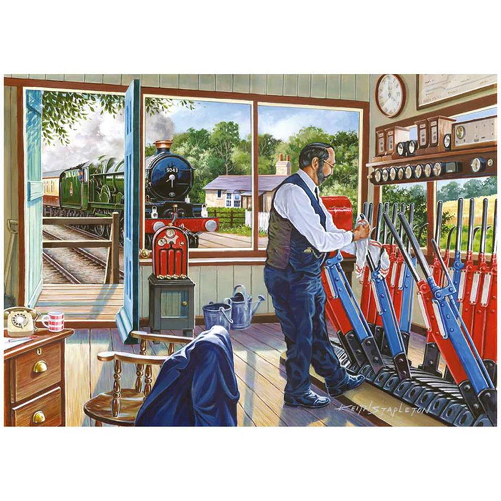 The House of Puzzles Signalling Change Big 250 Piece Jigsaw Puzzle Image 1