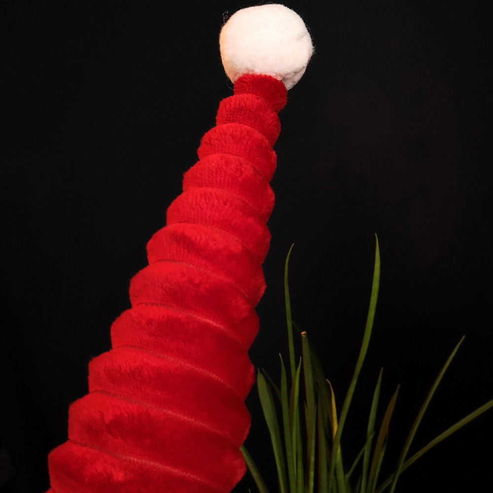 Samuel Alexander Red Grooved Hat Plush Sitting Gonk Christmas Decoration 51cm Image 3