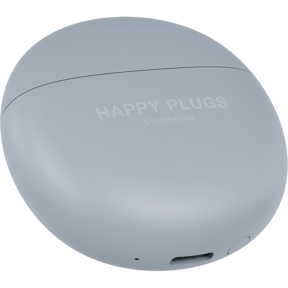 Happy Plugs Joy Lite Blue Wireless Bluetooth Earbuds Image 5