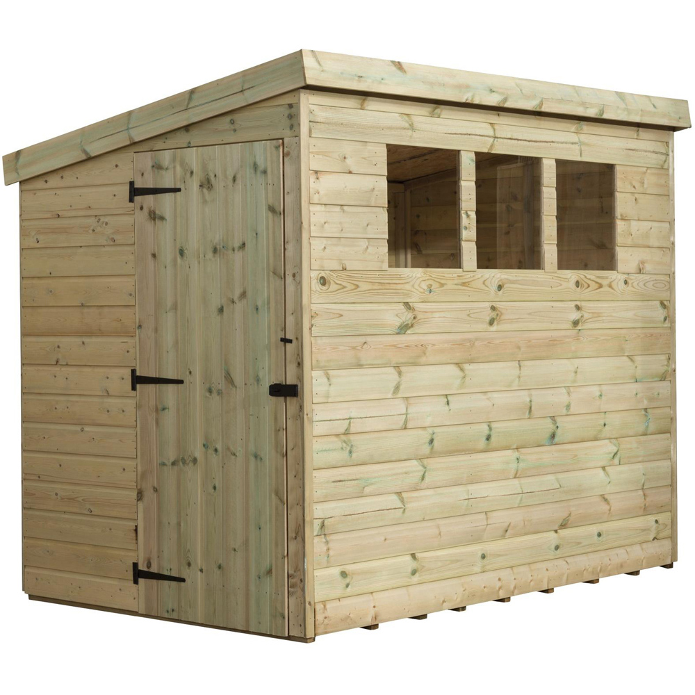 Empire Sheds 2500 6 x 4ft Tongue and Groove Pent Garden Shed Image 1