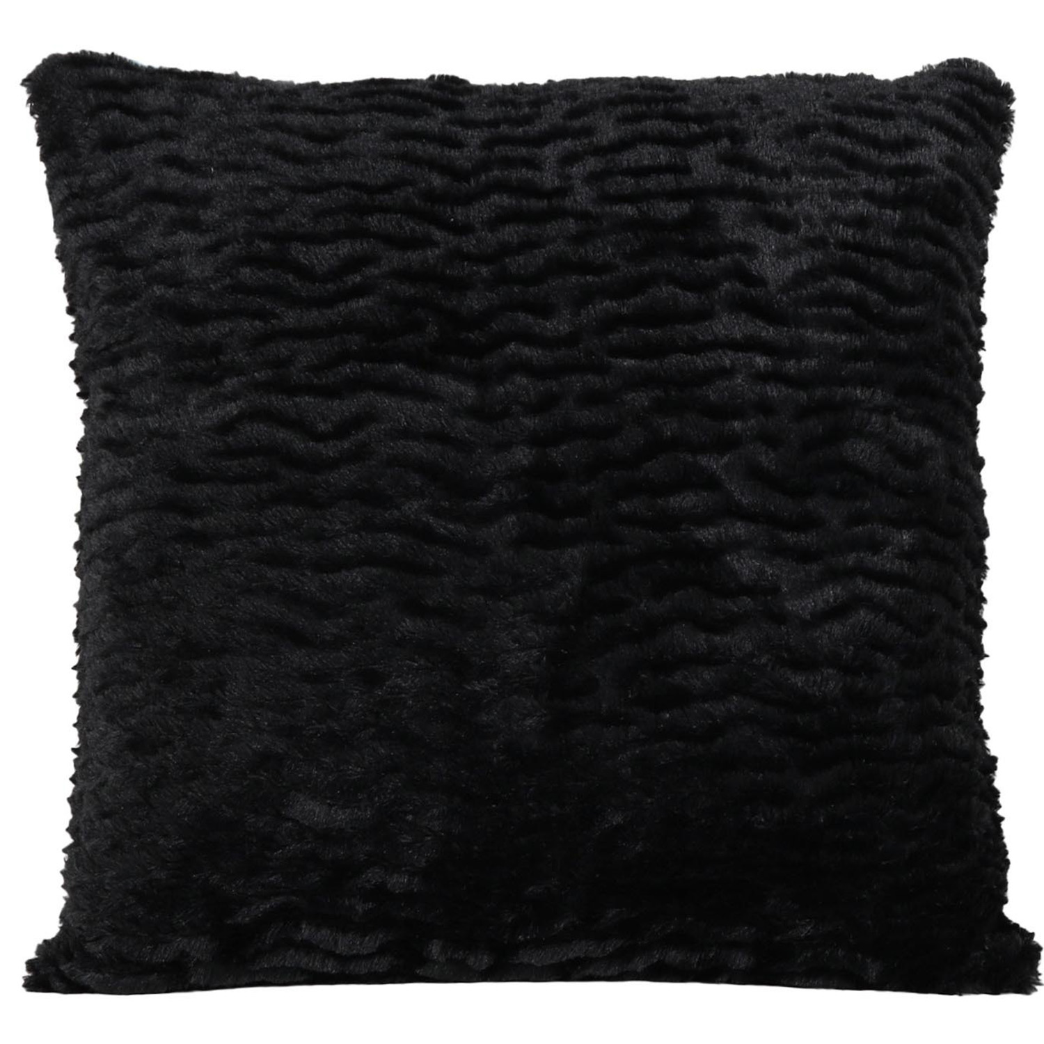 My Home Black Shore Fur Cushion Image