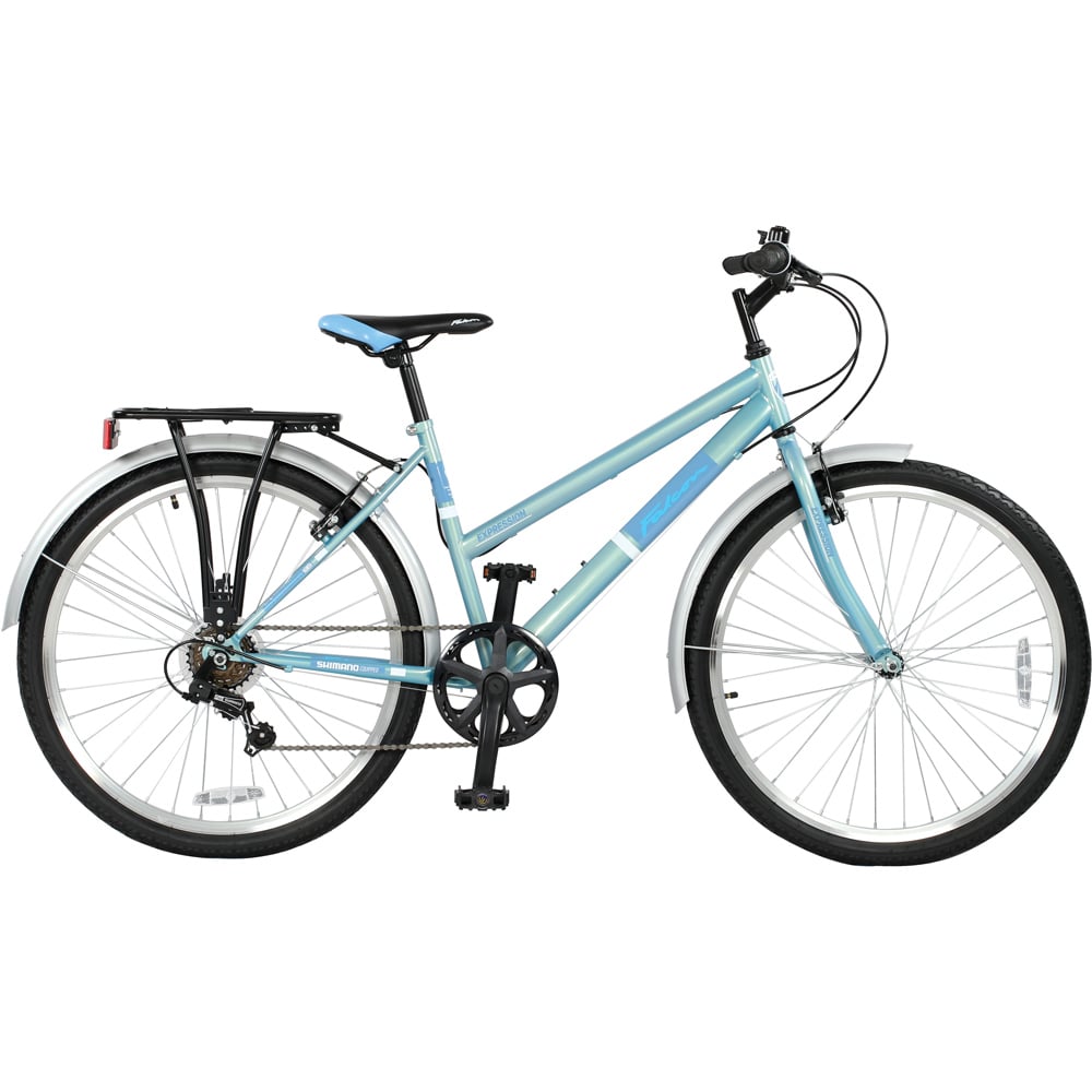 Falcon Expression 26 inch Sky Blue Low Step Hybrid Bike Image 1