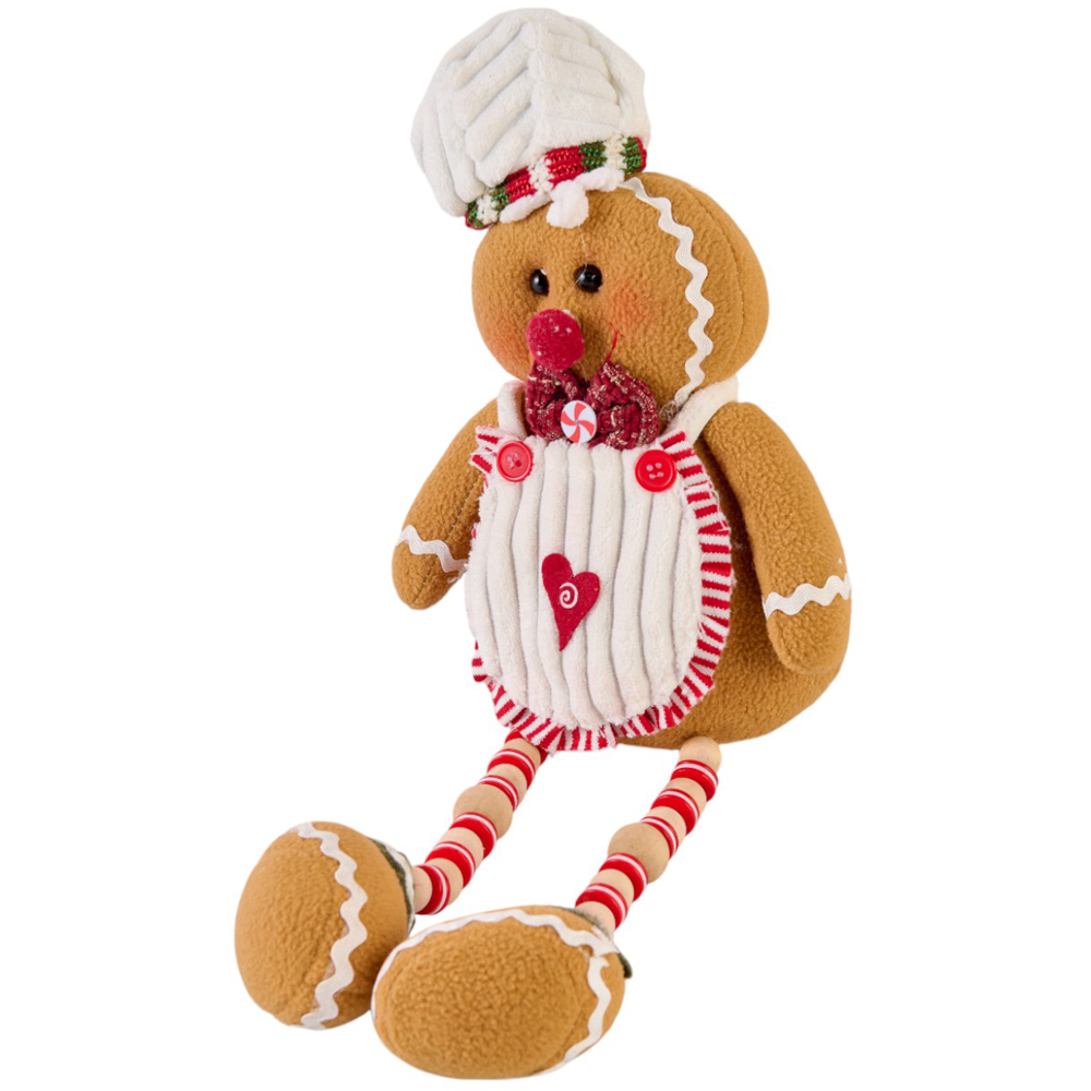 Single Candy Cane Lane Sitting Gingerbread Ornament in Assorted styles Image 6