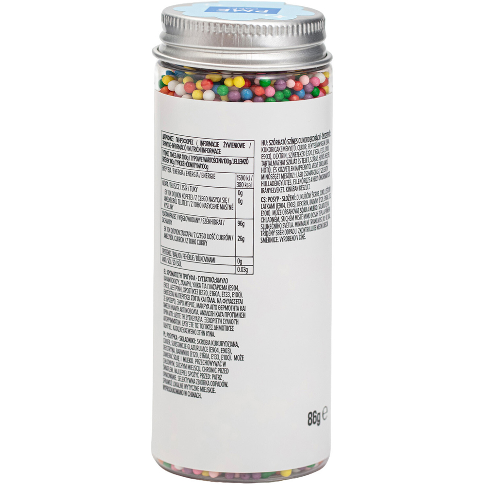 PME Rainbow Hundreds and Thousands Sprinkles Image 4