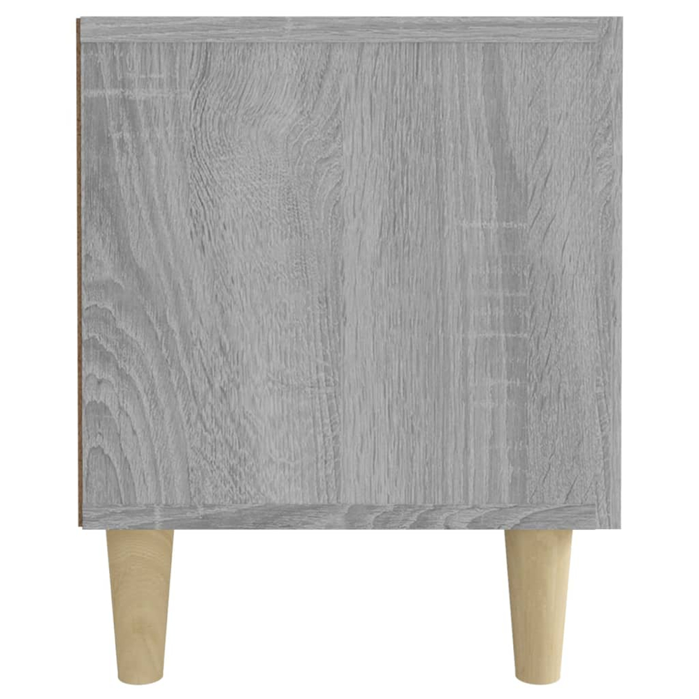 vidaXL 4 Door 2 Shelf Grey Sonoma TV Cabinet Image 8