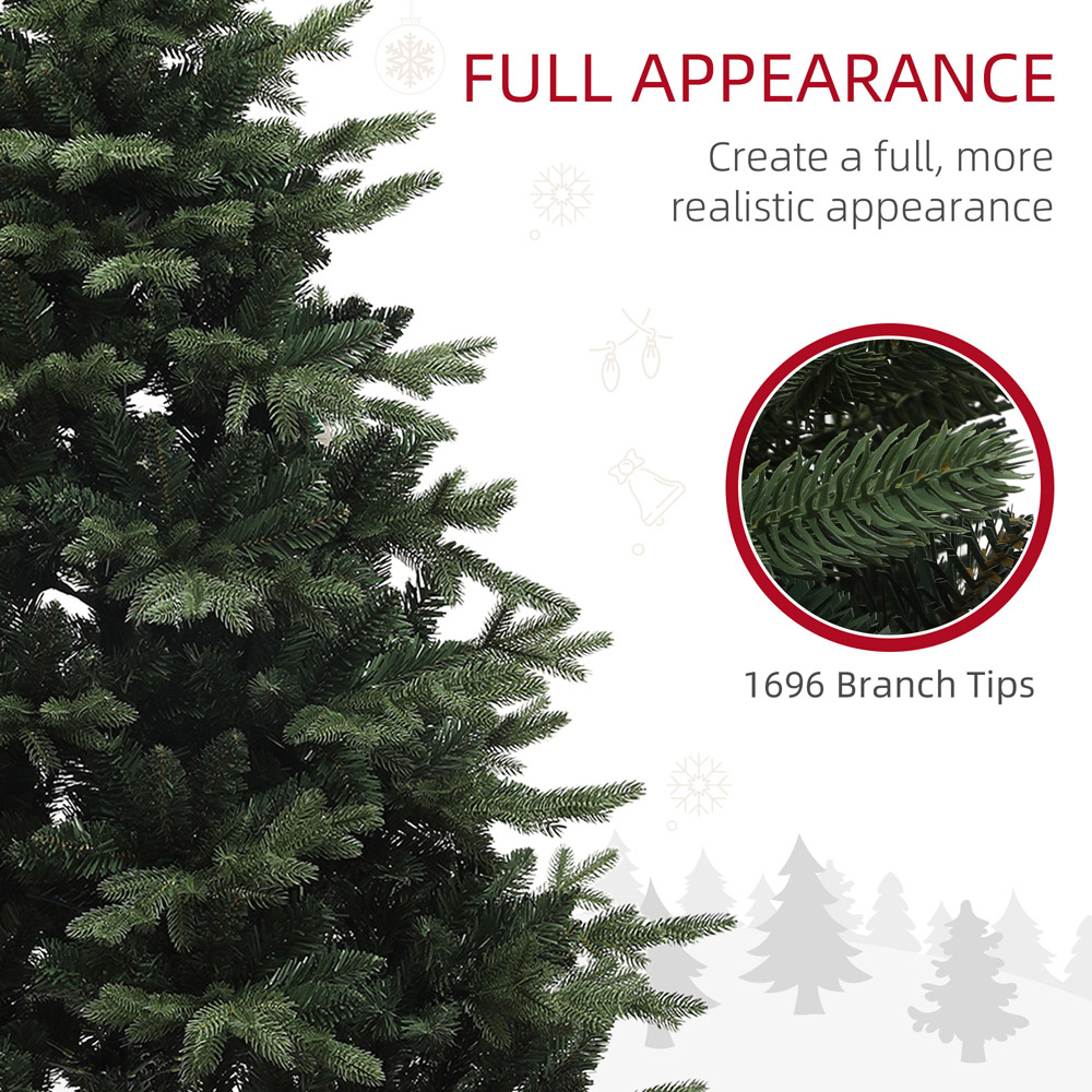 Everglow Green Artificial Spurce Christmas Tree 6ft Image 6