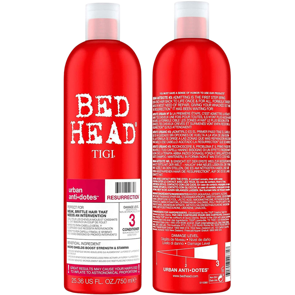 TIGI Bed Head Urban Antidotes Damaged Hair Resurrection Conditioner 750ml Image 3