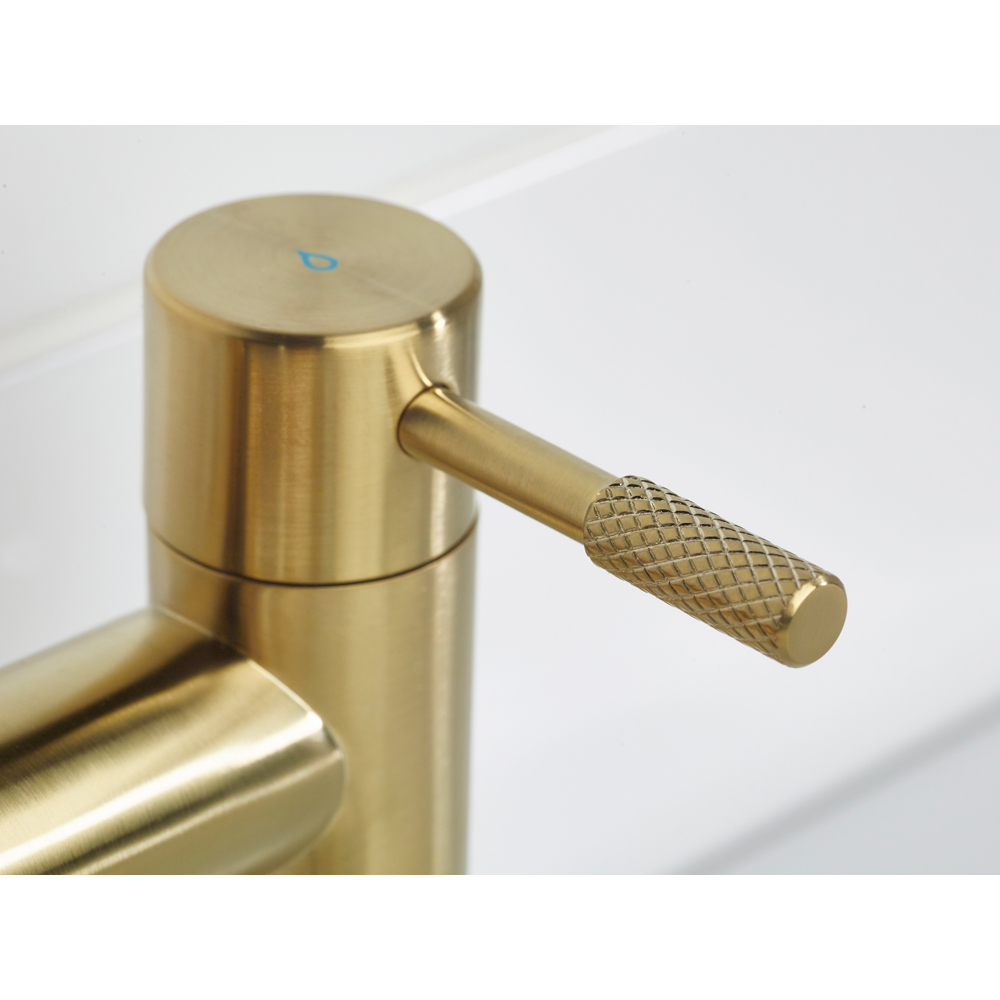 Bristan Molida Brushed Brass Bath Shower Mixer Tap with Handset Image 4