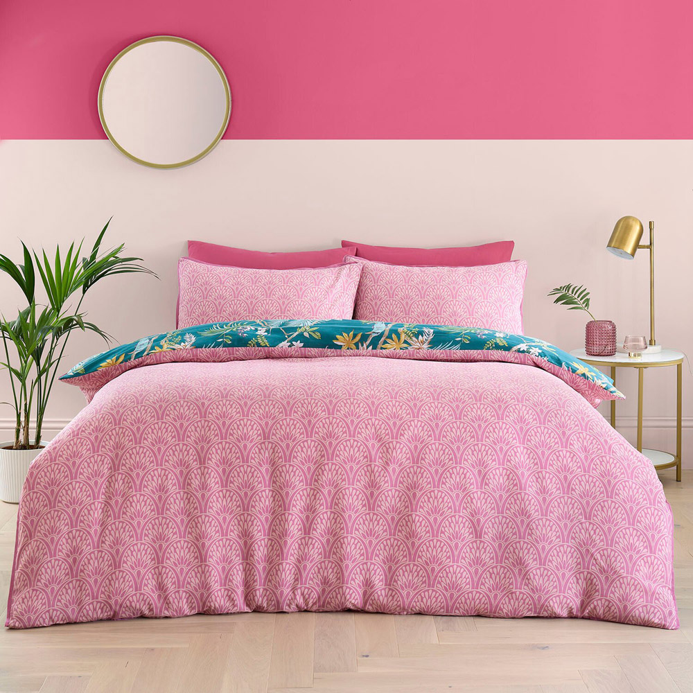 Botanical Birds Duvet Set - Multicolour / Superking Image 2