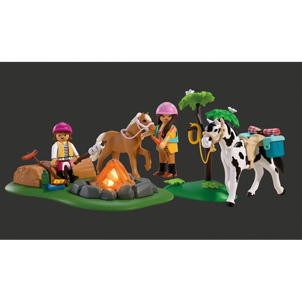 Playmobil Horseback Riding Trip with Campfire Play Set Image 4