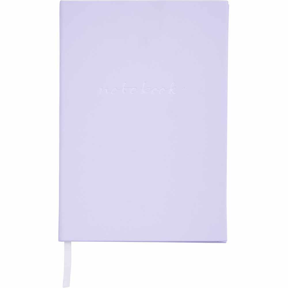 Wilko A5 Notebook Lilac Image 1