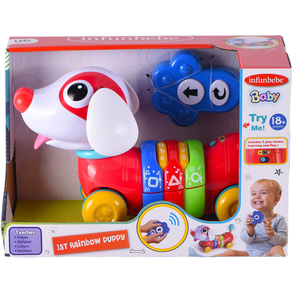 1st Rainbow Puppy Toy Image 2
