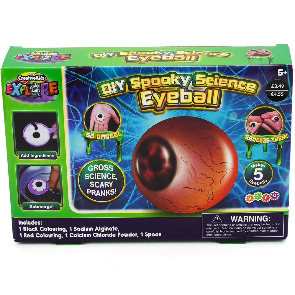Creative Kids Explore DIY Spooky Science Eyeball Kit Image 1