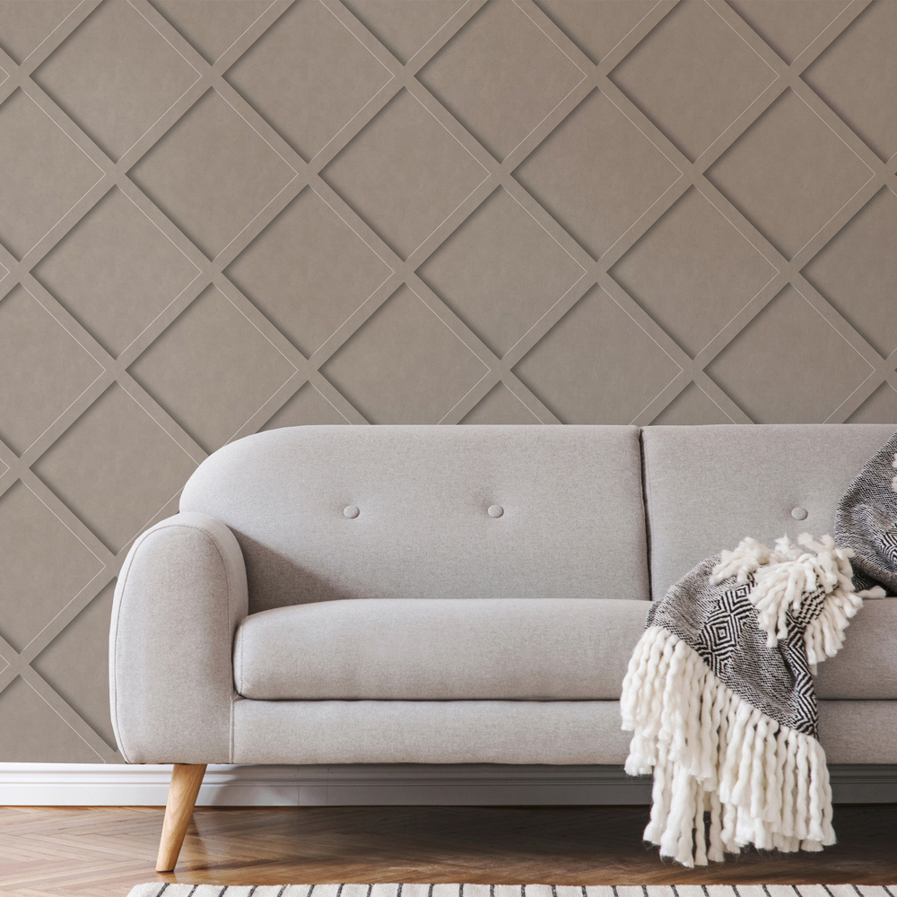 Superfresco Easy Concrete Panel Grey Wallpaper Image 3