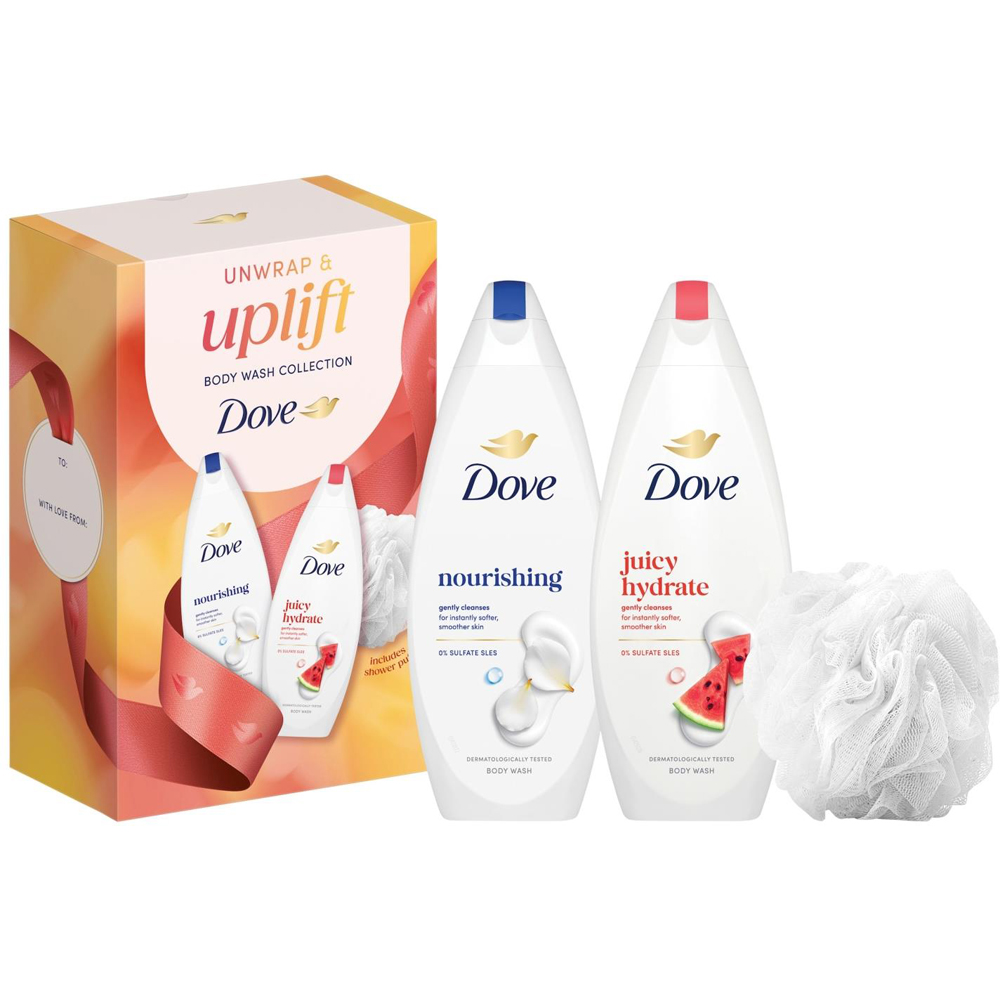 Dove Unwrap and Uplift Body Wash Collection Gift Set 2 Piece 2 Pack Image 5