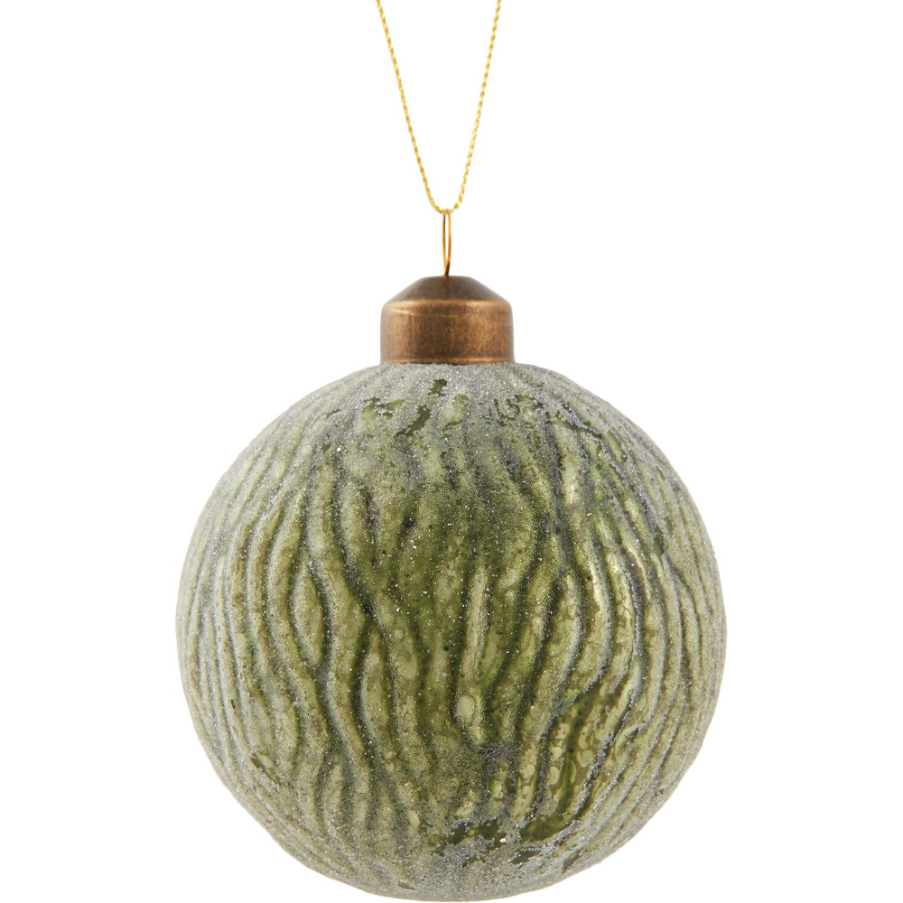 Frosted Bauble Green - Green Image 2