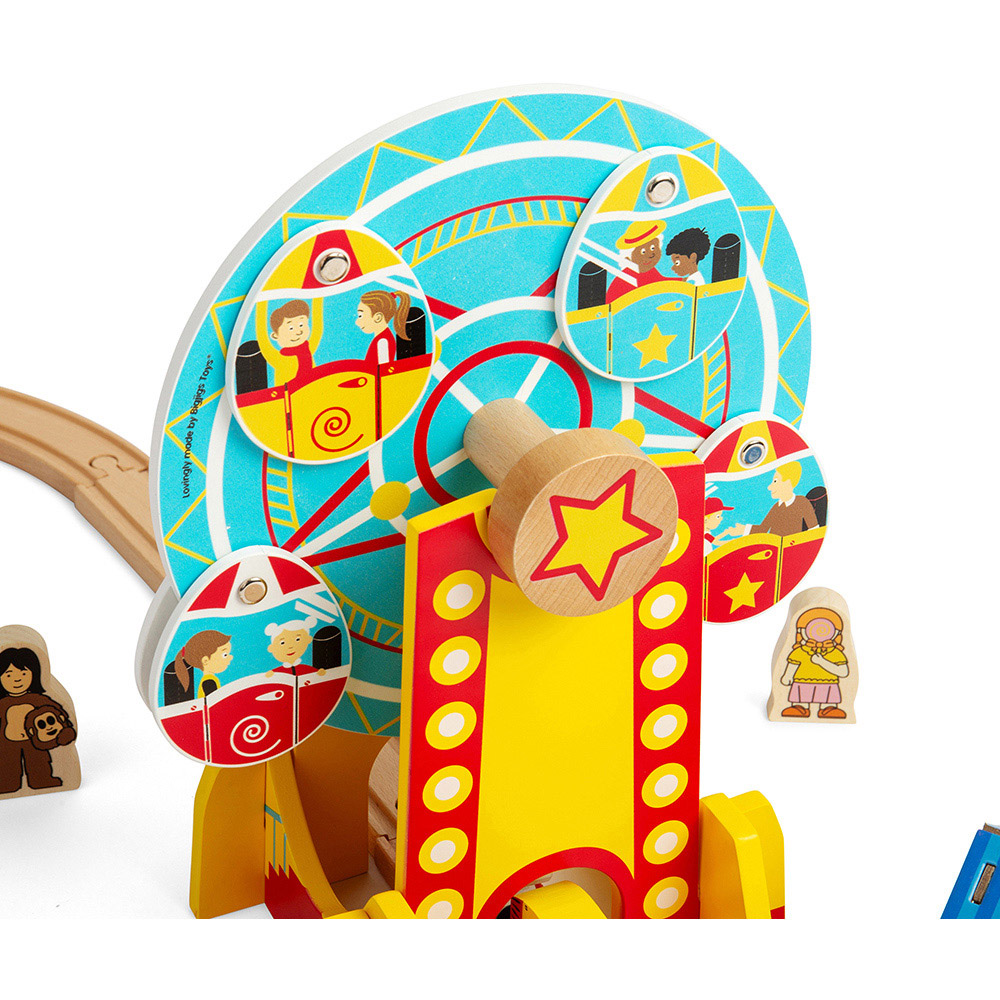 Bigjigs Rail Wooden Ferris Wheel Tunnel Image 3