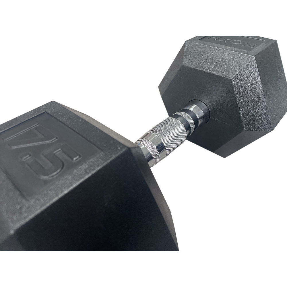 HXGN Pro Hexagonal Dumbbell 17.5kg 2 Pack Image 3
