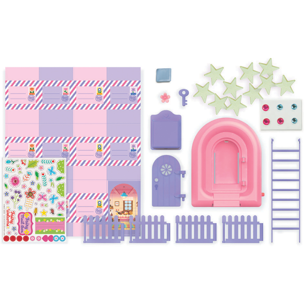 4M KidzMaker Starlit Light-Up Fairy Door DIY Craft Kit Image 4