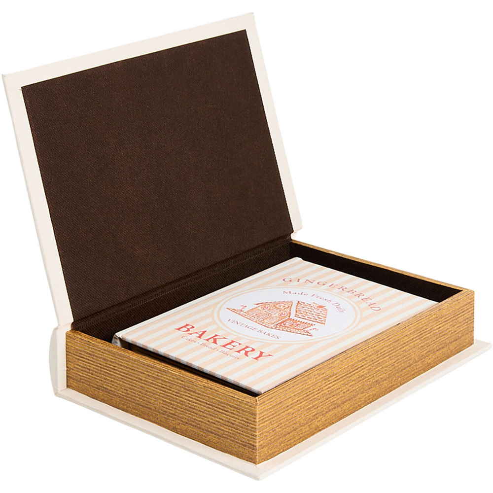 Set of 2 Gingerbread Book Boxes Image 7