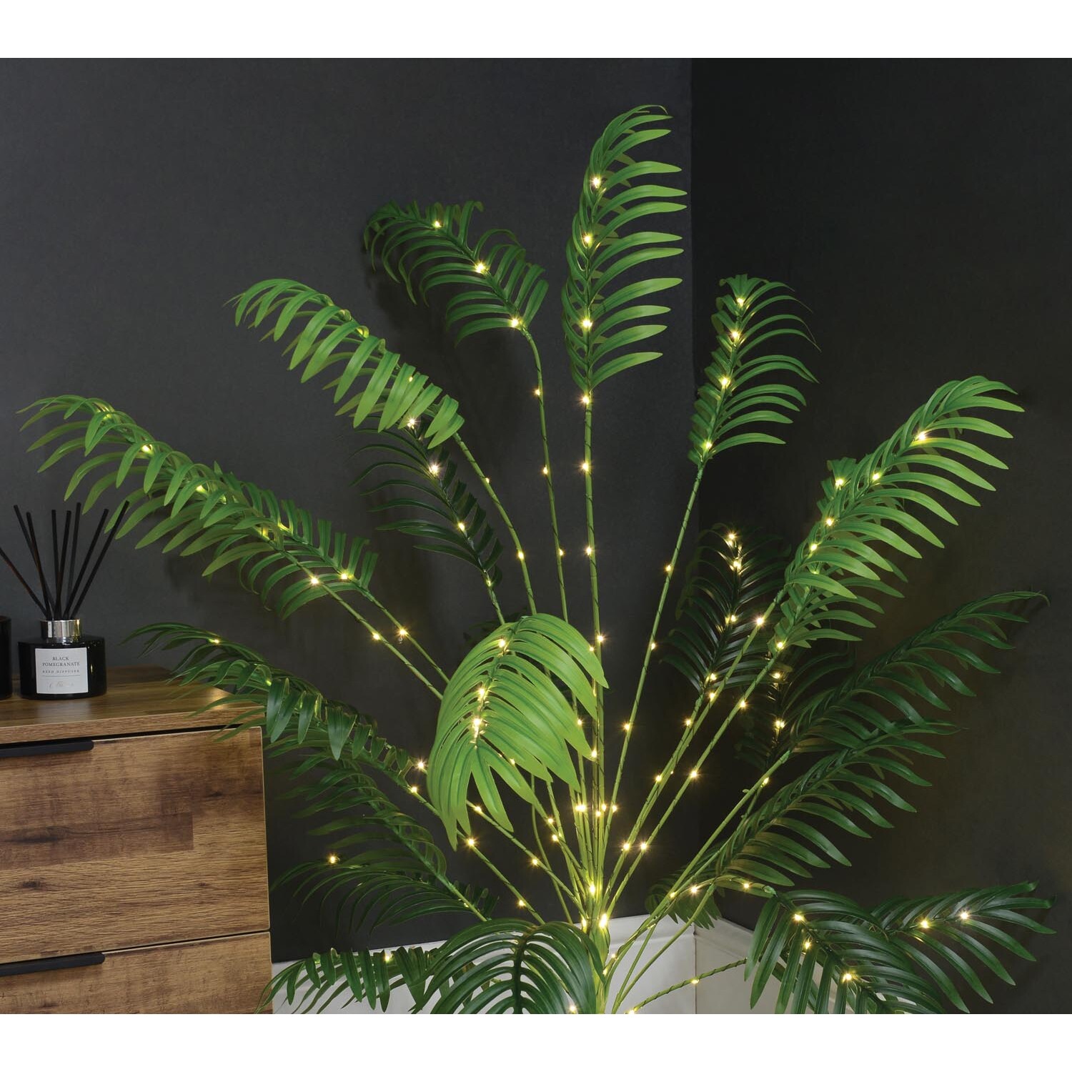 150 LED Palm Tree - Green Image 2
