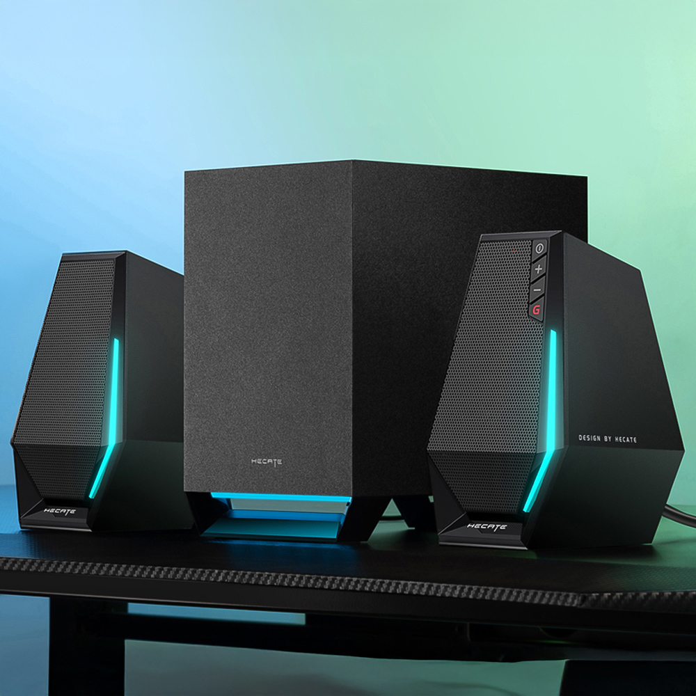Edifier Hecate G1500 Max 2.1 Bluetooth Gaming Speaker System with RGB Lighting 60W Image 2