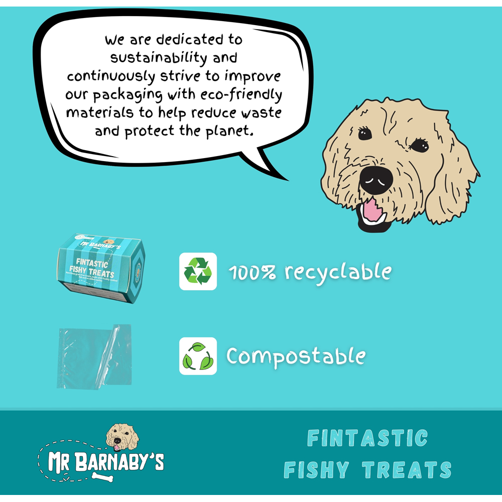 Mr Barnaby's Fintastic Fishy Grain-Free Hypoallergenic Dog Treats 100g 2 Pack Image 7