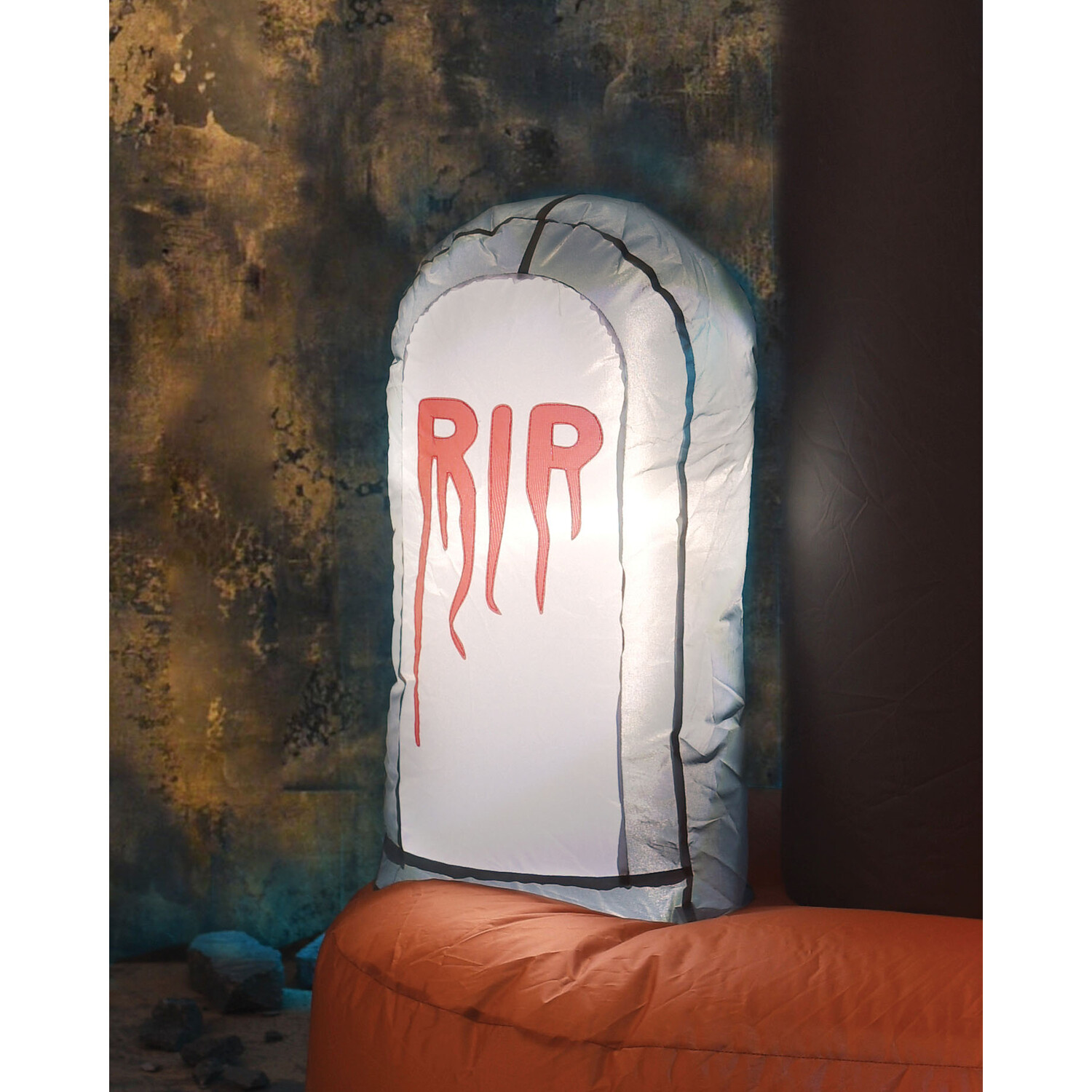 8ft Inflatable Post Sign Halloween Decoration - Black Image 4