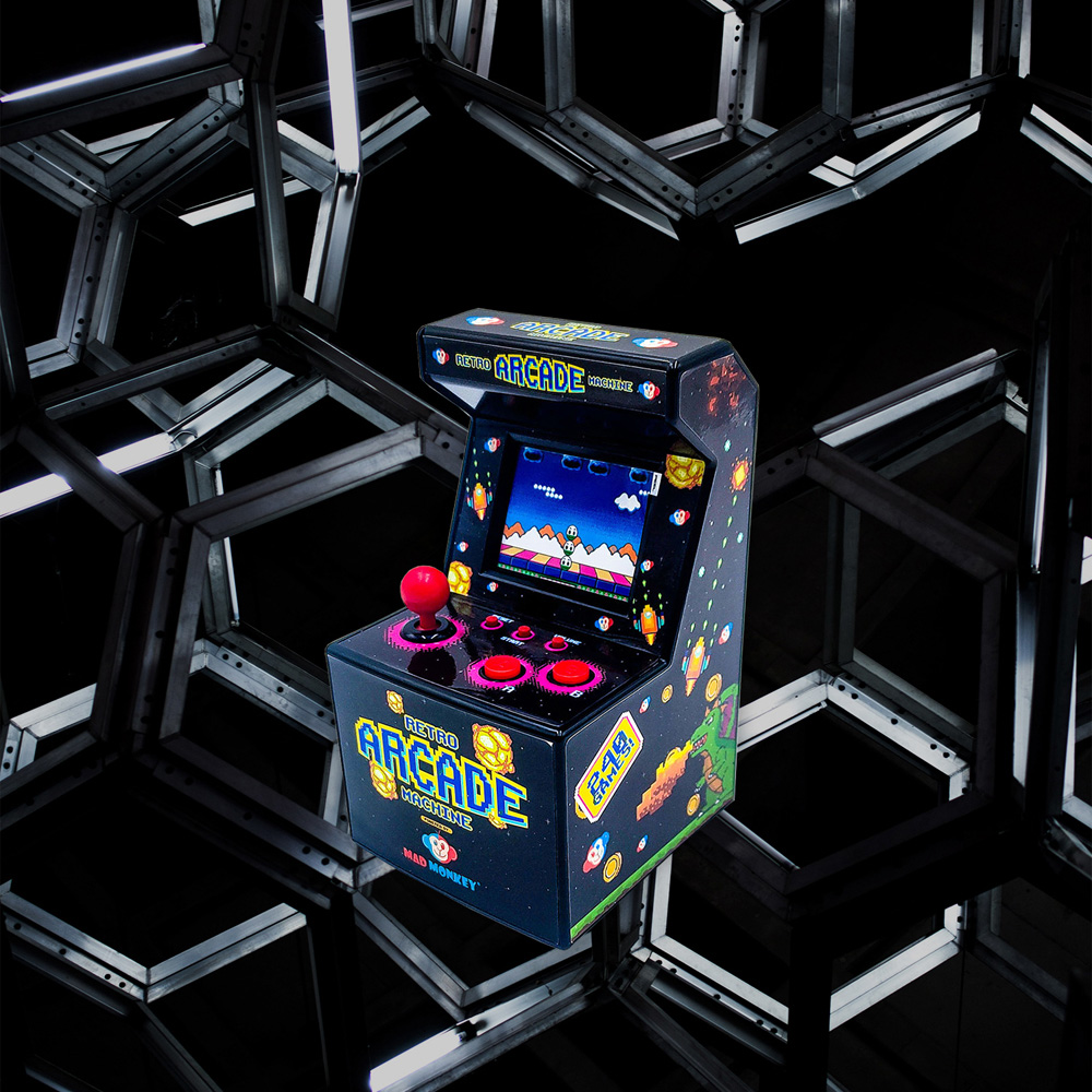 Mad Monkey 8-Bit Retro Mini Arcade Machine with 240 Games Image 7