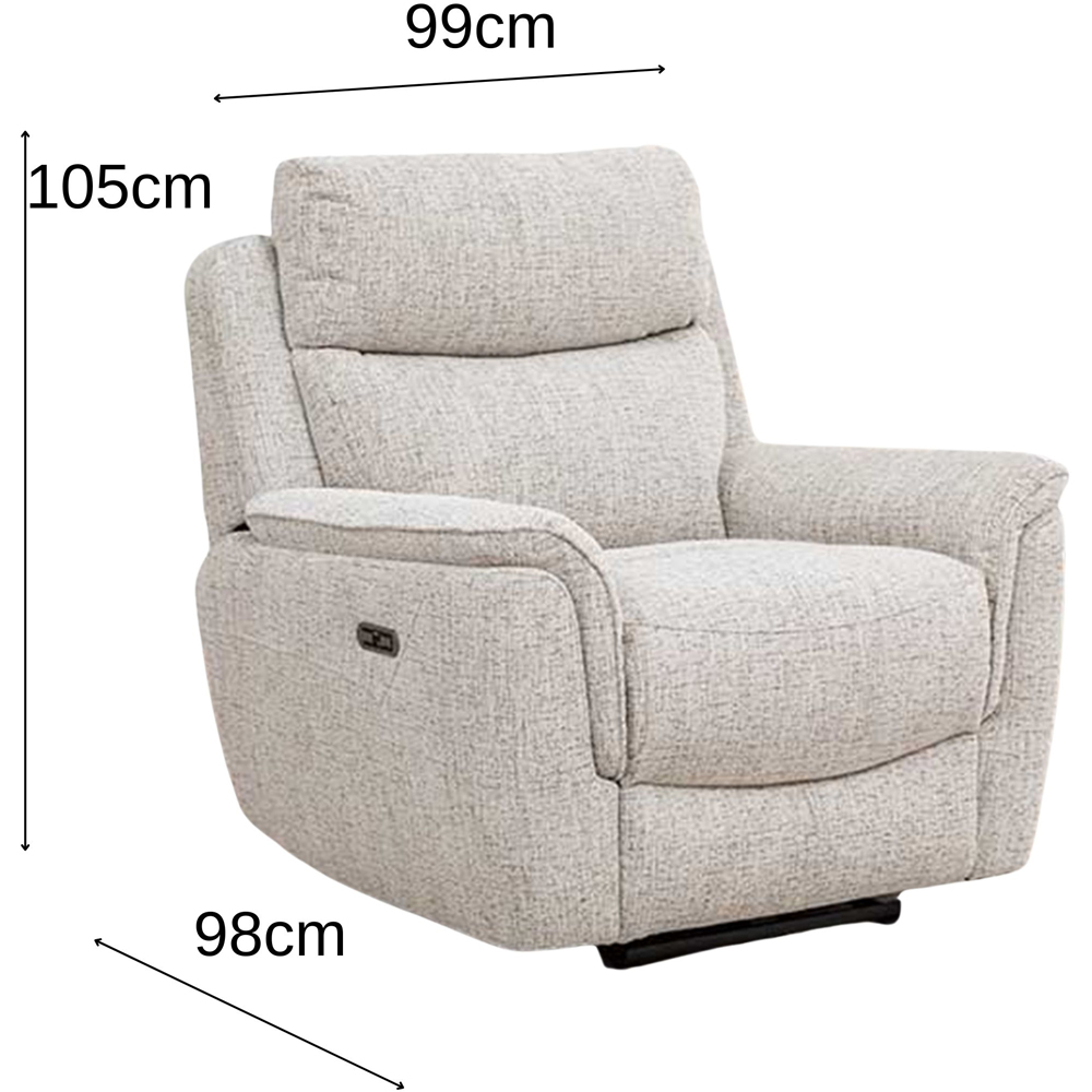 Long Island Beige Recliner Chair Image 9
