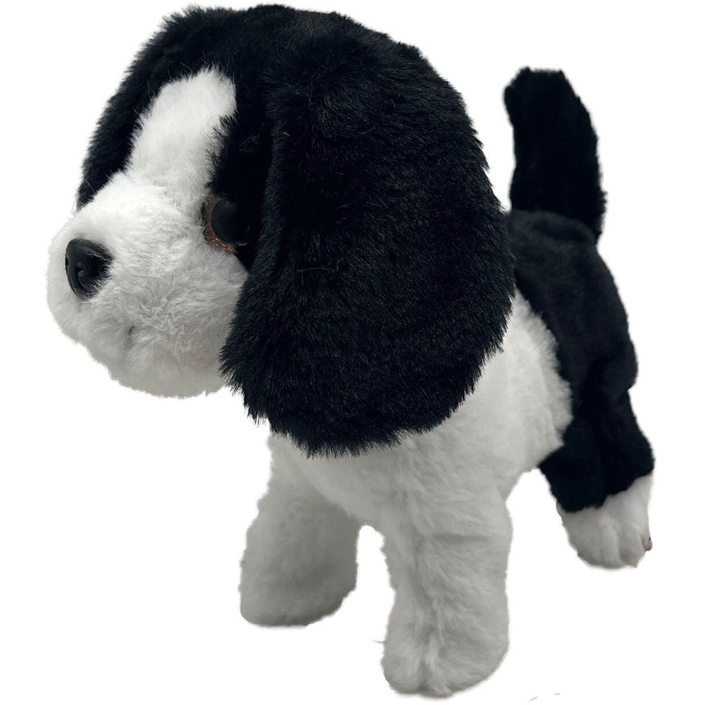 Walking Dog with Sound - Black and White Image