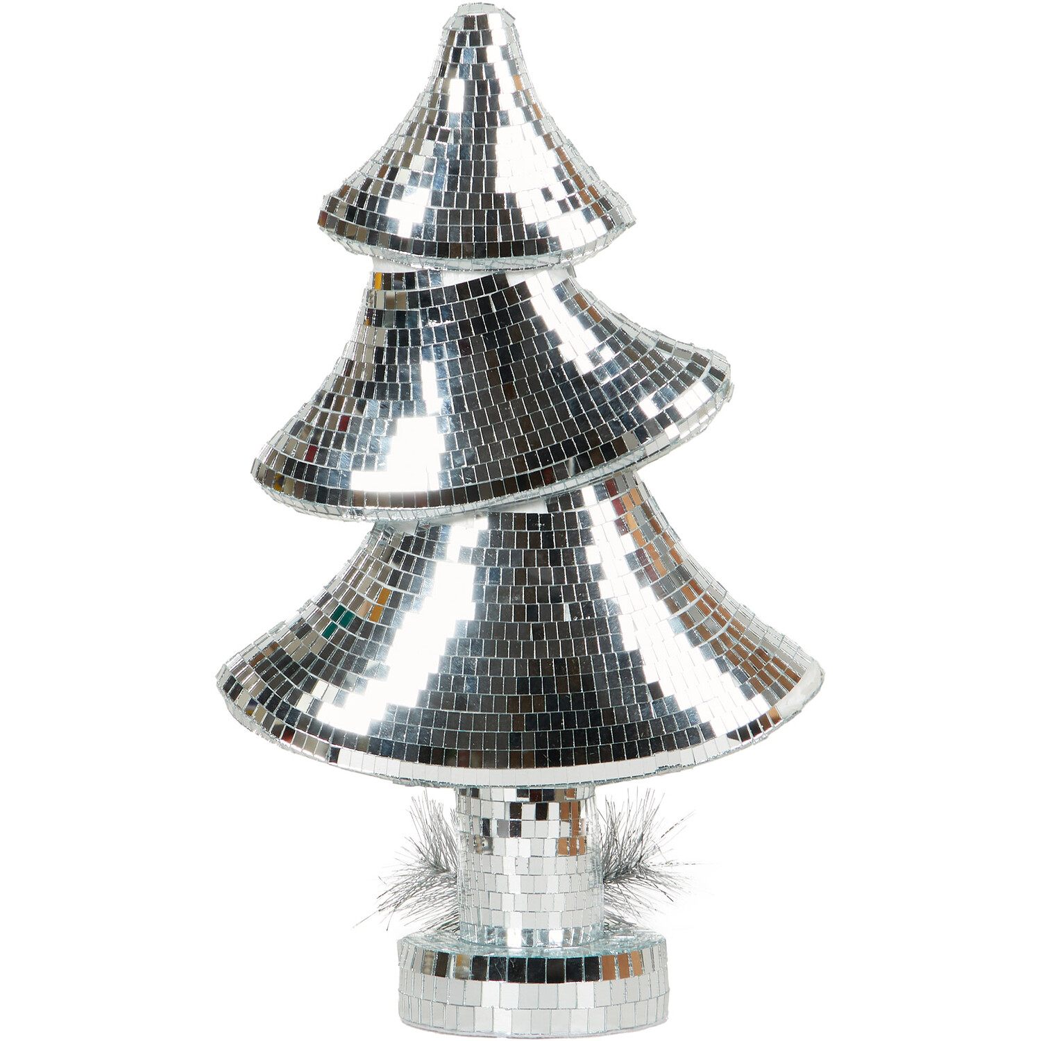 Disco Christmas Tree - Silver Image 3