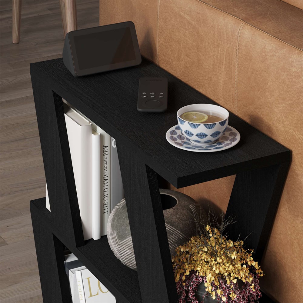 Decortie Lazena Black Wood Multipurpose Coffee Table Image 4