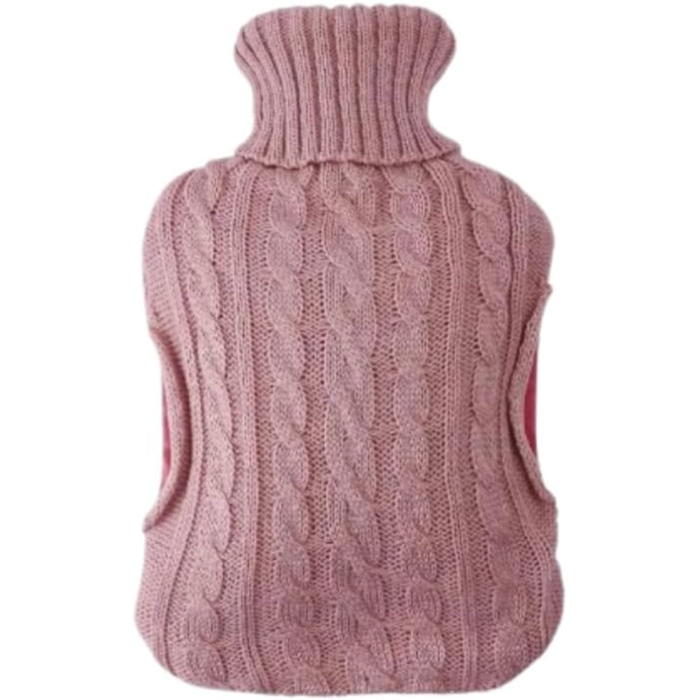 Marco Paul Knitted Cover Pockets Bed Warmer Hot Water Bottle 2L Image 3