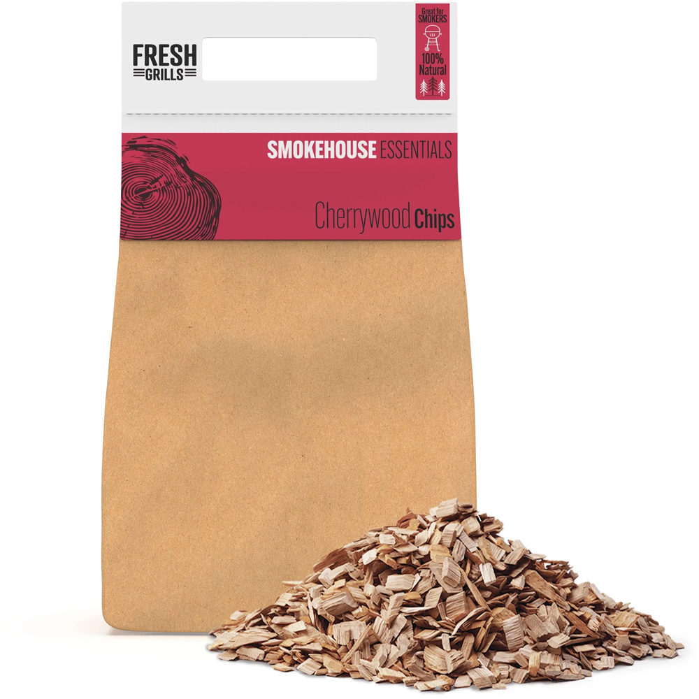 MonsterShop Portable BBQ with Cherrywood Wood Chips Image 3