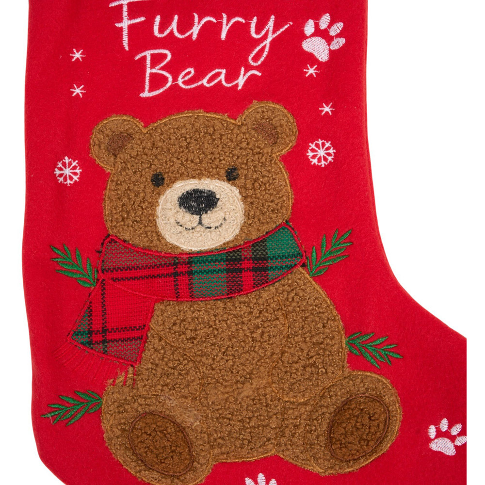 Furry Bear Pet Stocking Image 4