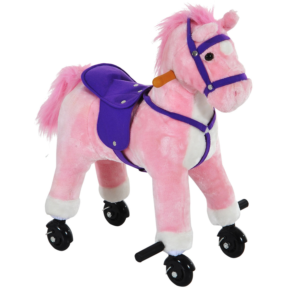 Tommy Toys Rocking Horse Pony Toddler Ride On Pink Image 1