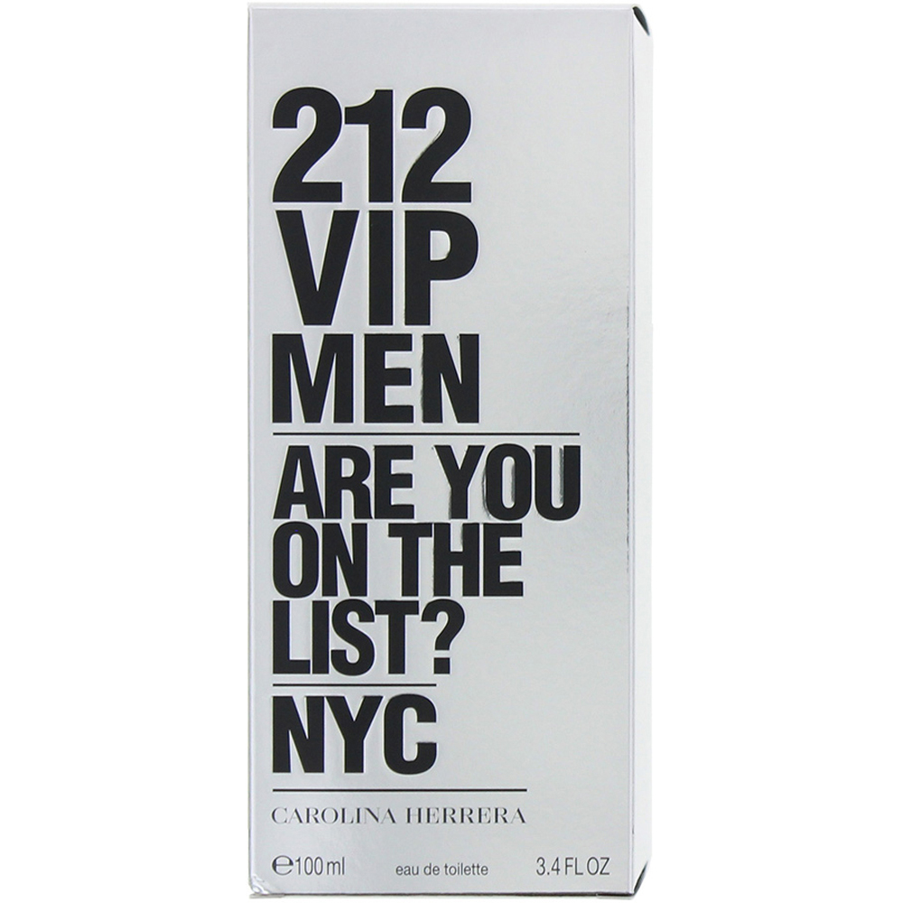 Carolina Herrera 212 Vip Men Eau de Toilette 100ml Image 3