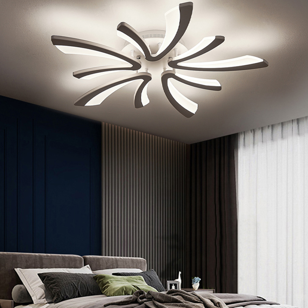 Living and Home 29 inch White V Shaped Stepless Dimming LED Ceiling Light Image 2