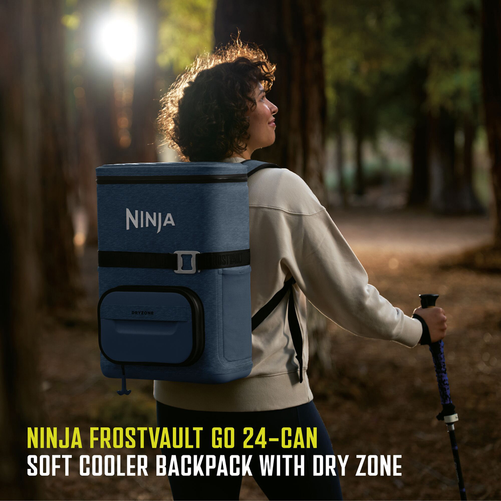 Ninja FrostVault Go 24 Can Navy Cooler Backpack 17L Image 5