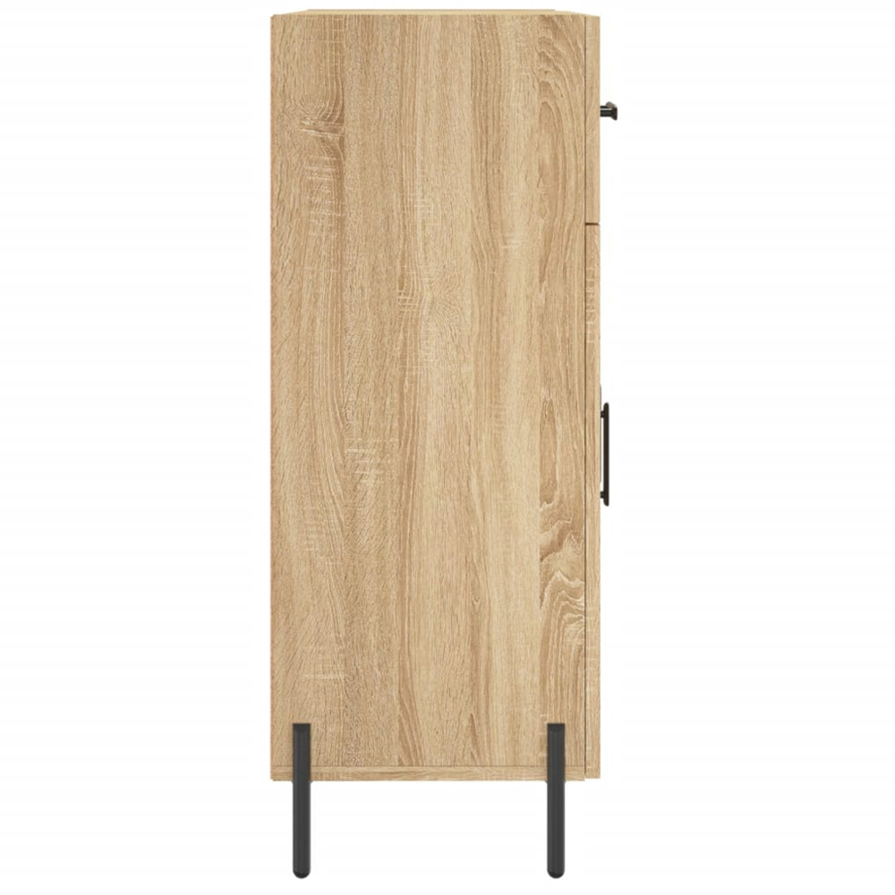 vidaXL 2 Door 2 Drawer Sonoma Oak Sideboard Image 7