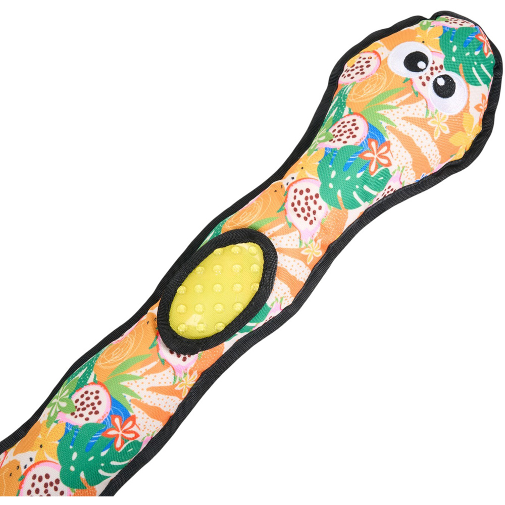 Jungle Fruits Snake Dog Toy Image 4