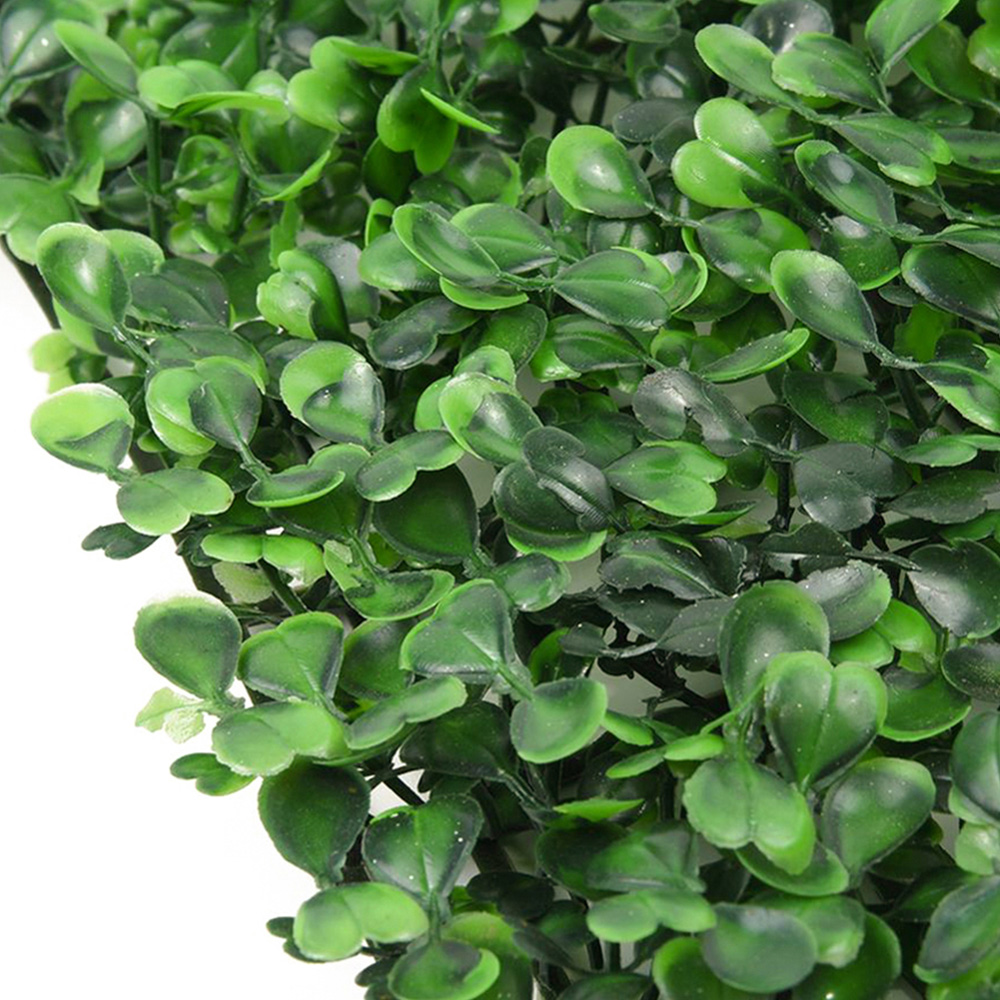 Living and Home Green Artificial Boxwood Wall Panel 60 x 40cm 6 Pack Image 4