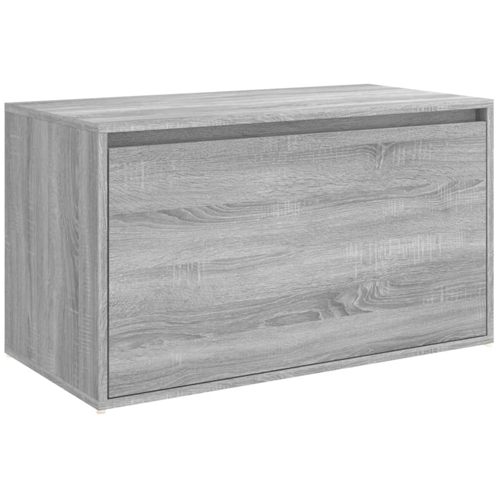 vidaXL Single Drawer Grey Sonoma Hall Bench Image 2